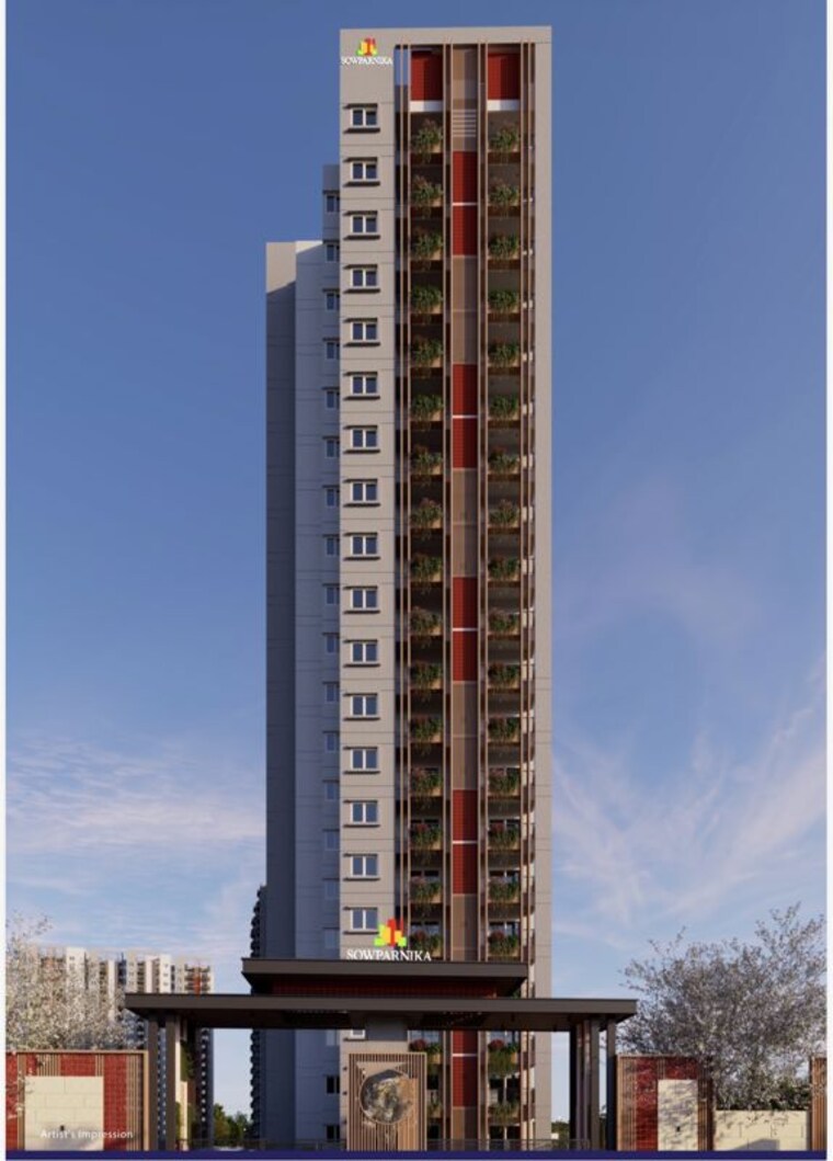 Exterior View, sowparnika-whispering-petals 3 Bedroom 1223 Sq.Ft. Apartment In Hoskote Bangalore 10527607