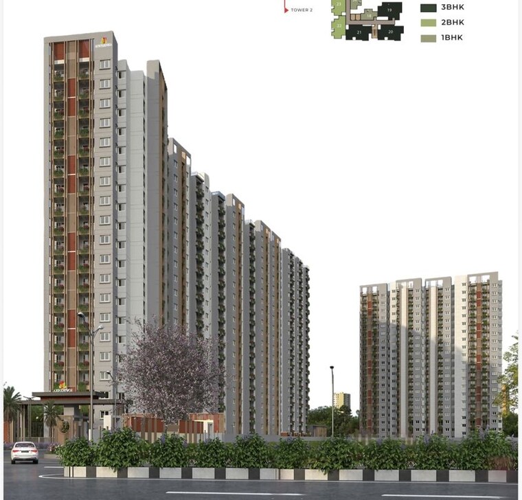 Exterior View, sowparnika-whispering-petals 3 Bedroom 1223 Sq.Ft. Apartment In Hoskote Bangalore 10527607