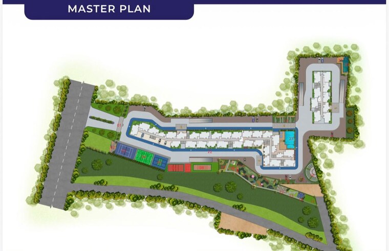 Master Plan, sowparnika-whispering-petals 2 Bedroom 1073 Sq.Ft. Apartment In Hoskote Bangalore 10527604