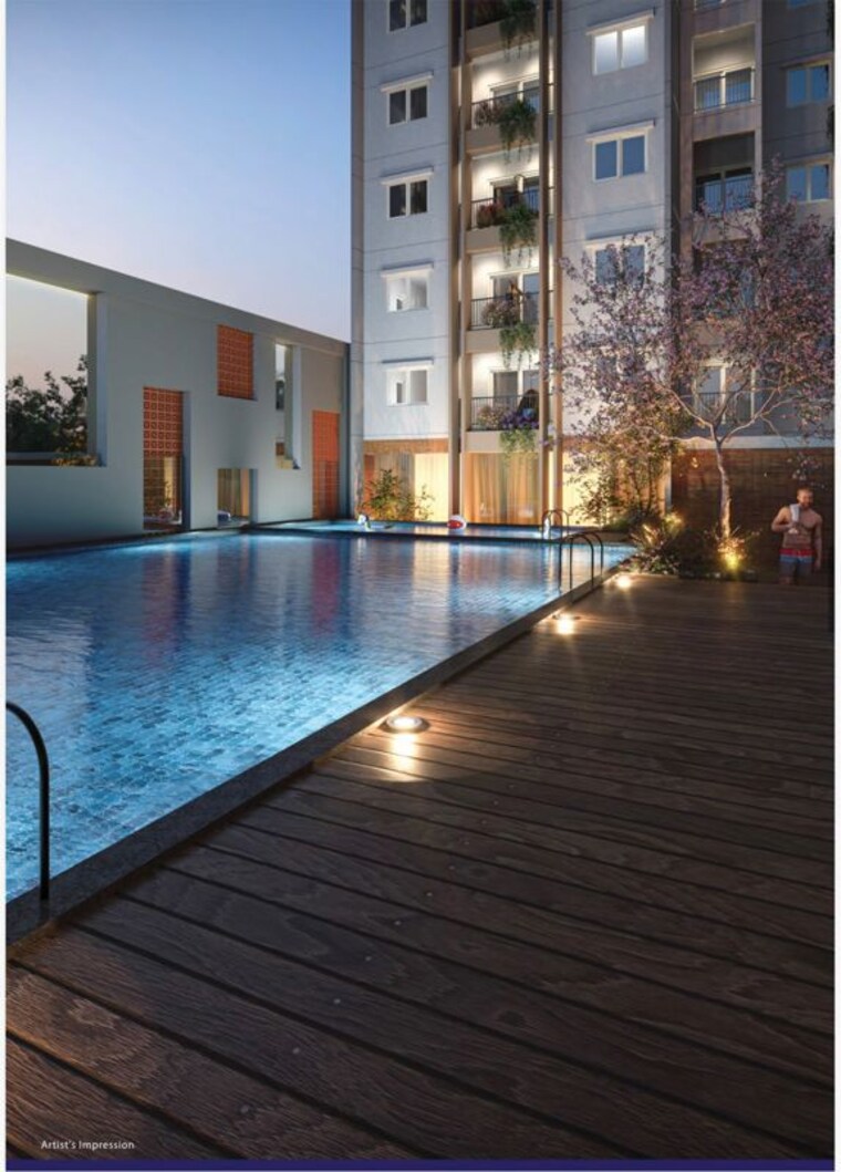 Swimming Pool, sowparnika-whispering-petals 2 Bedroom 1073 Sq.Ft. Apartment In Hoskote Bangalore 10527604