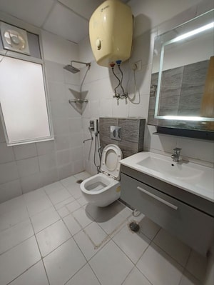 Bathroom in 3 BHK Apartment at Orchid Island, Sector 51 – for Rent