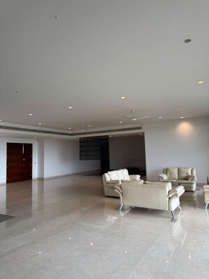Living Room in 4 BHK Apartment at Crown Aura, Hebbal – for Rent