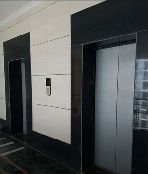 Building Lobby in 3 BHK Apartment at Eldeco Elegante, Vibhuti Khand – for Rent