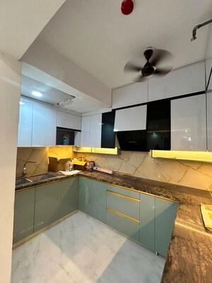 Kitchen in 3 BHK Apartment at Nirala Greenshire, Sector 2 Greater Noida – for Rent