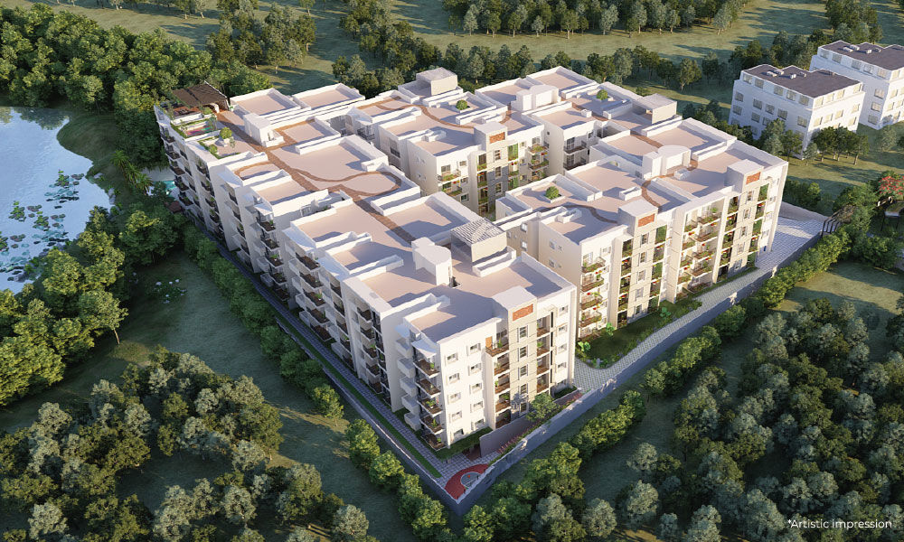 3 BHK 1638 Sq.Ft. Apartment in Suraksha Springs