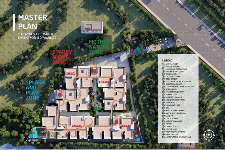 Master Plan, suraksha-springs 3 Bedroom 1638 Sq.Ft. Apartment In Begur Road Bangalore 10527705