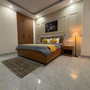 Bedroom in 1 BHK Builder Floor at DLF The Grove, Sector 54 – for Rent