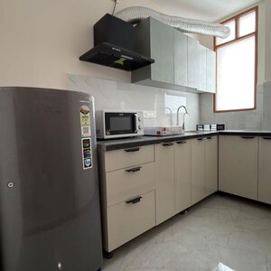 Kitchen in 1 BHK Builder Floor at DLF The Grove, Sector 54 – for Rent