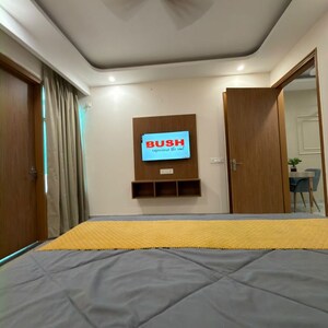 Bedroom in 1 BHK Builder Floor at DLF The Grove, Sector 54 – for Rent