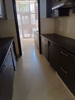 Kitchen in 3 BHK Builder Floor at Sushant Lok 2, Sector 57 – for Rent