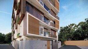 3 BHK Apartment – Exterior View View at Ombr Layout - for Sale