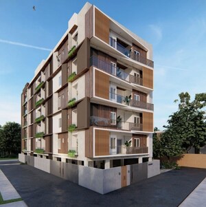 3 BHK Apartment – Exterior View View at Ombr Layout - for Sale