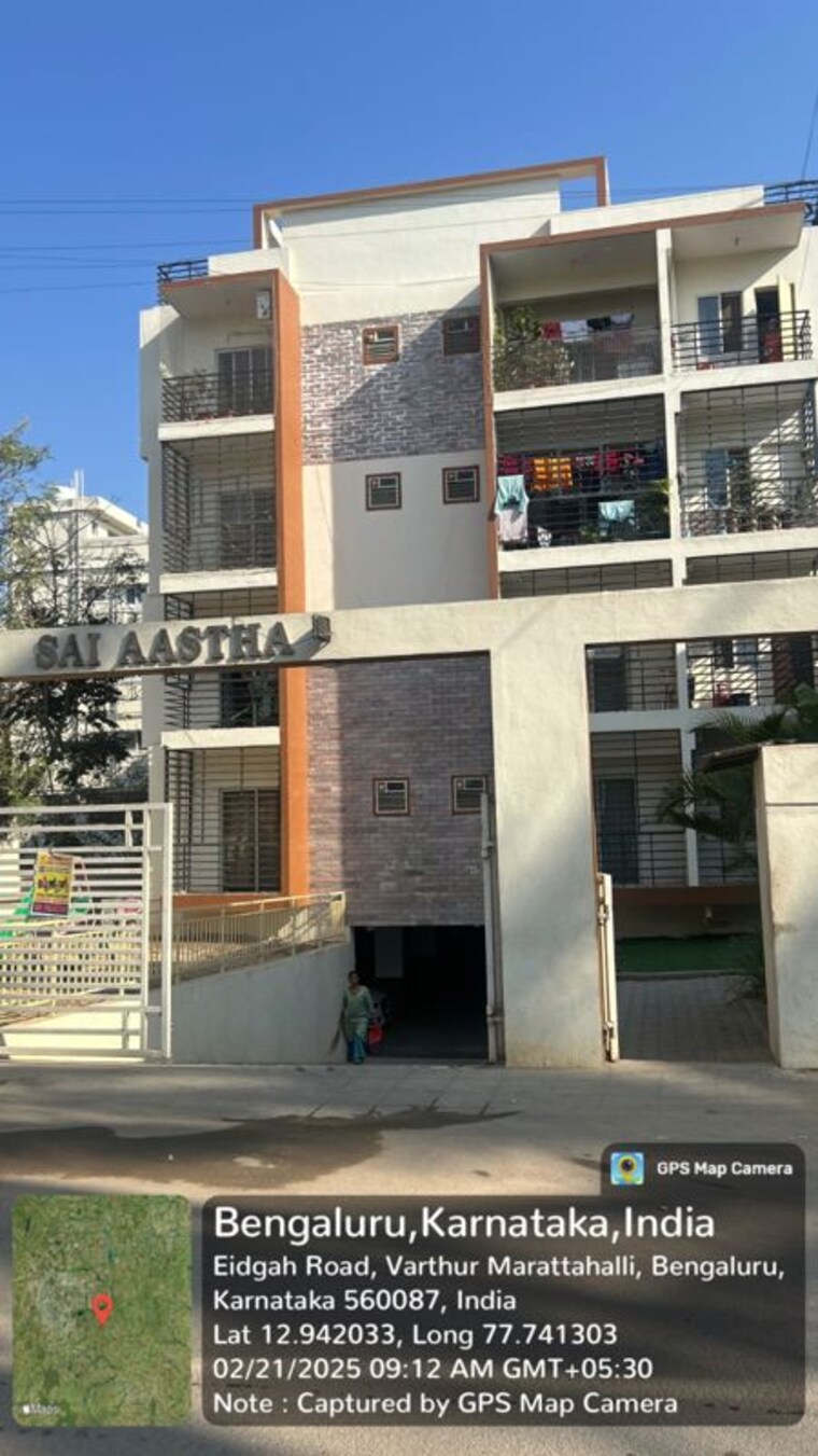 Exterior View, sai-aastha-apartment 2 Bedroom 1125 Sq.Ft. Apartment In Varthur Bangalore 10491735