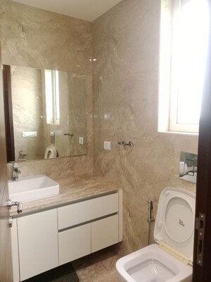 Bathroom in 3 BHK Builder Floor at Saket – for Rent