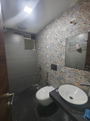 Bathroom in 2 BHK Apartment at Metro The Palms, Nerul – for Rent