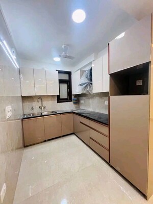 Kitchen in 3 BHK Apartment at Chattarpur – for Rent