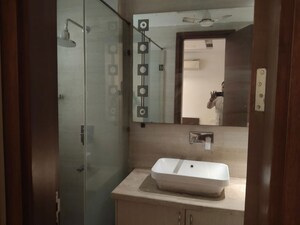 Bathroom in 3 BHK Builder Floor at Safdarjung Development Area – for Rent