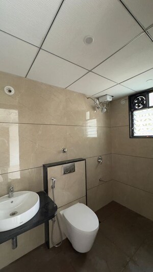 Bathroom in 3 BHK Apartment at Legacy Aeon, Baner – for Rent
