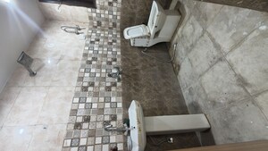 Bathroom in 2 BHK Builder Floor at Chattarpur – for Rent