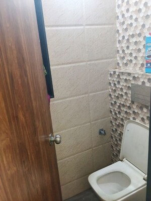 Bathroom in 1 BHK Apartment at Highland Residency CHSL, Balkum Pada – for Rent