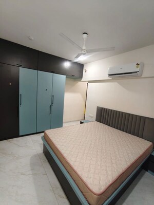 Bedroom in 2 BHK Apartment at Adani Ten BKC, Bandra East – for Rent