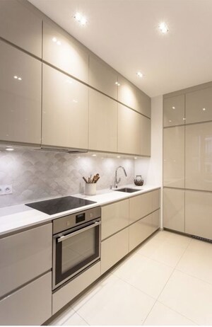 Kitchen in 4 BHK Apartment at Sector 16b – for Sale