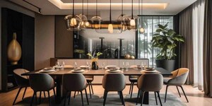 Dining area in 4 BHK Apartment at Sobha One Residences, Hoskote – for Sale