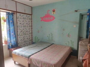 Bedroom in 2 BHK Apartment at Goel Ganga Orchard, Mundhwa – for Rent