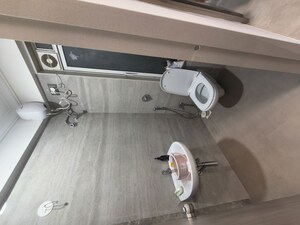 Bathroom in 1 BHK Apartment at Crescent Silverwoods, Powai – for Rent