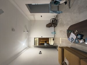 Living Room in 1 BHK Apartment at Crescent Silverwoods, Powai – for Rent