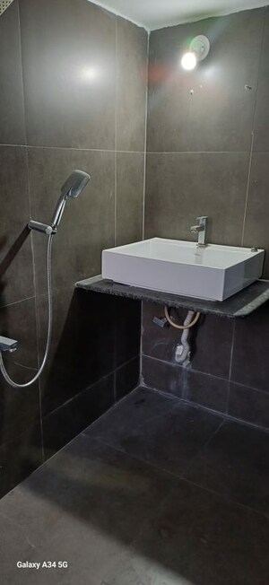 Bathroom in 3 BHK Apartment at Bhosale Nagar – for Rent
