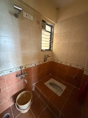 Bathroom in 2 BHK Apartment at Lodha Paradise, Majiwada – for Rent