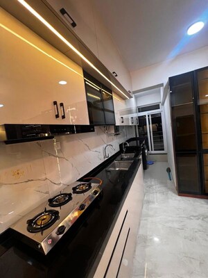 Kitchen in 3 BHK Apartment at Shubh Nirvana, Viman Nagar – for Rent