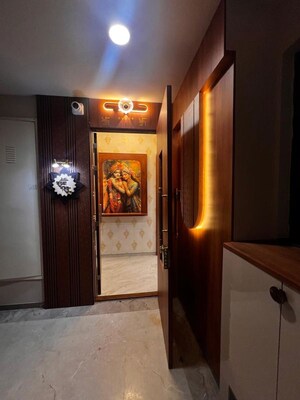 Living Room in 3 BHK Apartment at Shubh Nirvana, Viman Nagar – for Rent