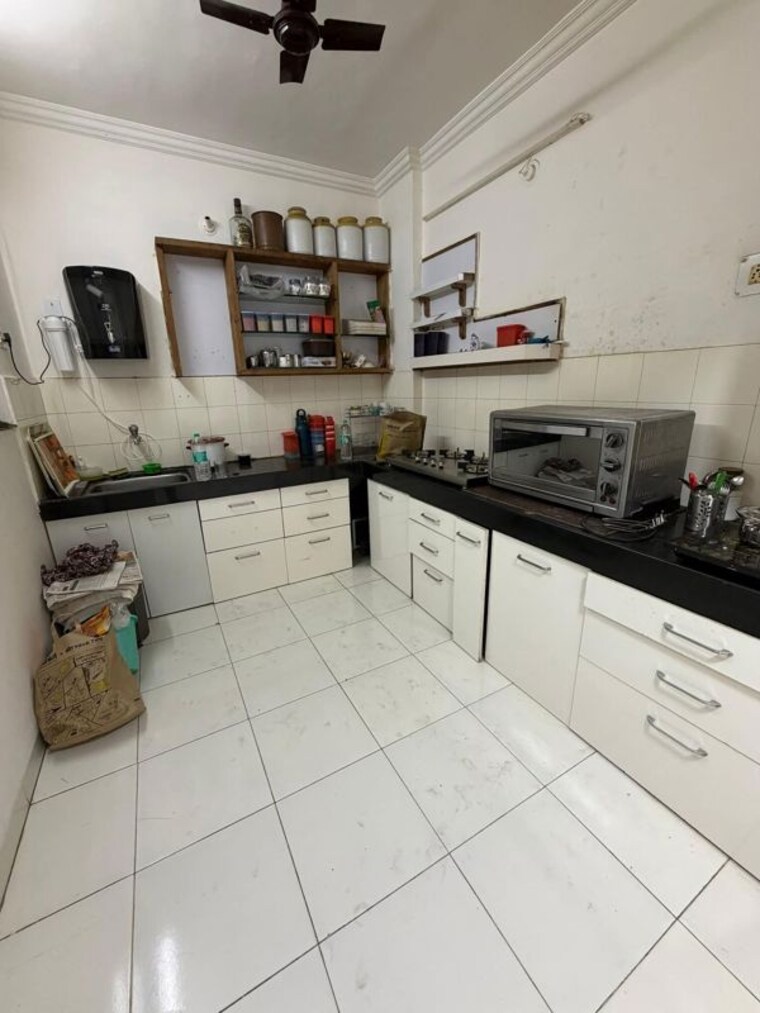 Kitchen, silver-classic 3 Bedroom 1500 Sq.Ft. Apartment In Wanowrie Pune 10528222