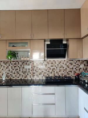 Kitchen in 2 BHK Apartment at Prestige Lakeside Habitat Villas, Gunjur – for Rent