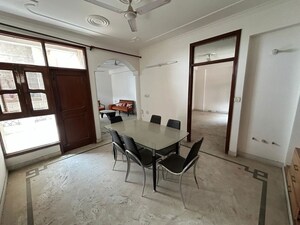 Dining area in 3 BHK Apartment at Sector 12 Dwarka – for Rent