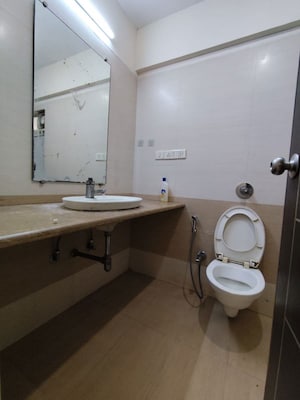 Bathroom in 2 BHK Apartment at Nahar Laurel and Lilac, Chandivali – for Rent