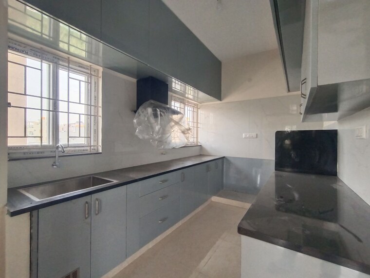 Kitchen, hal layout 3 Bedroom 2100 Sq.Ft. Builder Floor In Hal Layout Bangalore 10528210