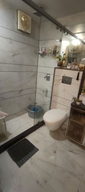 Bathroom in 3 BHK Apartment at Sector 12 Dwarka – for Rent