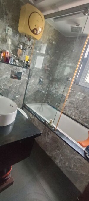 Bathroom in 3 BHK Apartment at Sector 12 Dwarka – for Rent