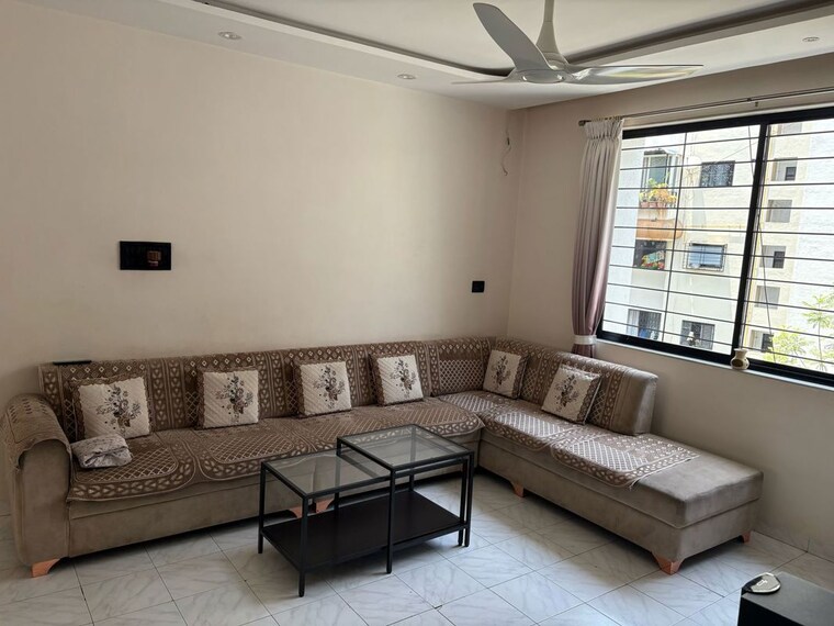 Living Room, clover-heights 2.5 Bedroom 1280 Sq.Ft. Apartment In Wanowrie Pune 10528289
