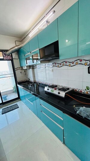 Kitchen in 3 BHK Apartment at Orient Plaza Kharghar, Kharghar Sector 34 – for Rent