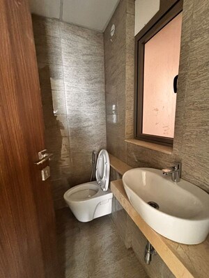Bathroom in 2 BHK Apartment at Sheth Auris Serenity Tower 3, Malad West – for Rent