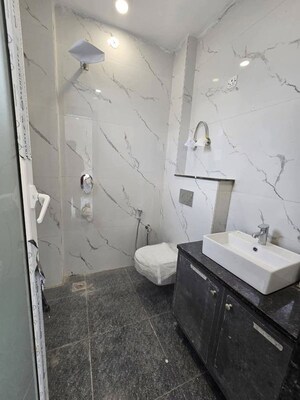 Bathroom in 3 BHK Apartment at Saket – for Rent