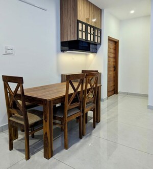 Staircase in 3 BHK Apartment at Ambience Courtyard, Manikonda – for Rent