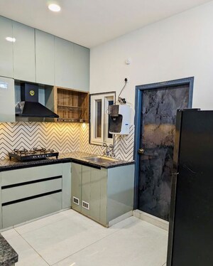 Kitchen in 3 BHK Apartment at Ambience Courtyard, Manikonda – for Rent