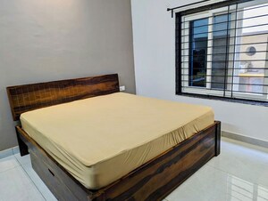 Bedroom in 3 BHK Apartment at Ambience Courtyard, Manikonda – for Rent