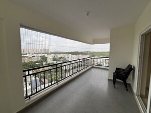 Balcony in 3 BHK Apartment at Praneeth Pranav Solitaire, Bachupally – for Rent