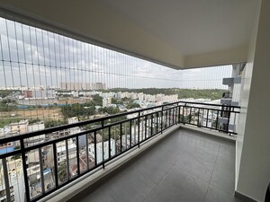 Balcony in 3 BHK Apartment at Praneeth Pranav Solitaire, Bachupally – for Rent